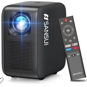 NIB Sealed SANSUI Portable Projector with WiFi & Bluetooth - Fast Ship!